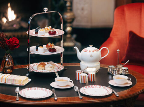 Afternoon Tea-Geschirr für Hotel Vier Jahreszeiten × Dibbern